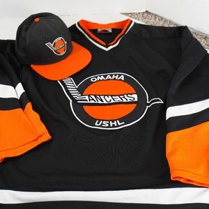 Omaha Lancers Hockey Bundle XXL jersey snapback